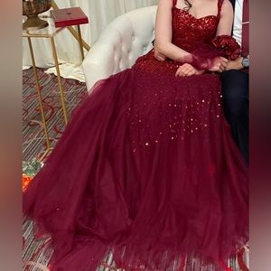 Custom Red Dress